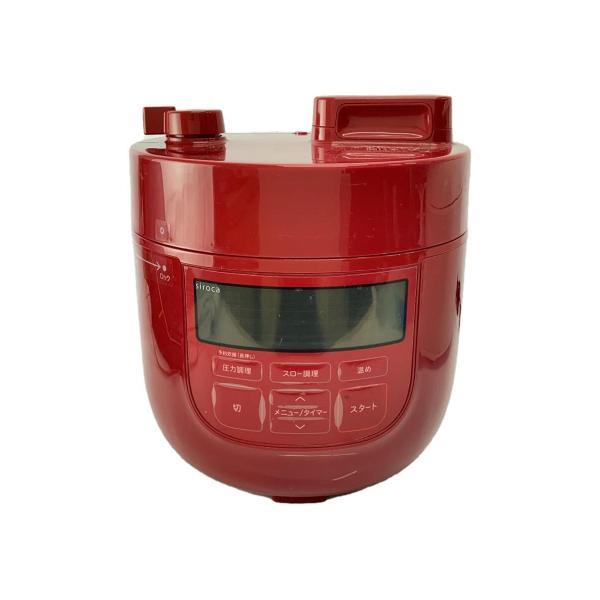siroca(Auc Sale)◆電気調理鍋 SP-D131 レッド/使用感考慮