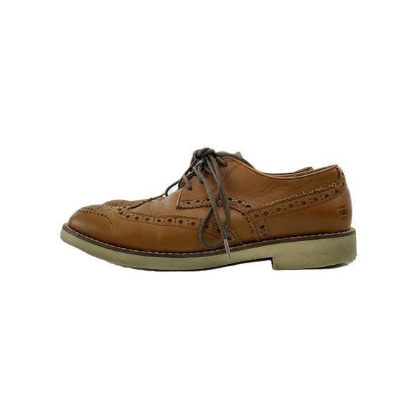 G-STAR RAW◆ウイングチップドレスシューズ/US6/BRW/レザー/GS42520