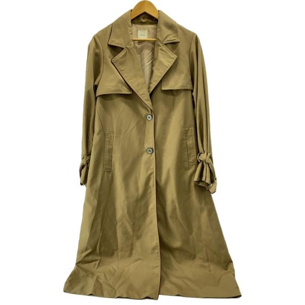 AMERI◆18FW/belted pleats coat/size free/NO.0181720...