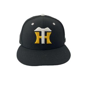 NEW ERA◆キャップ/7 1/4/ウール/BLK/メンズ/阪神タイガース/HANSHIN