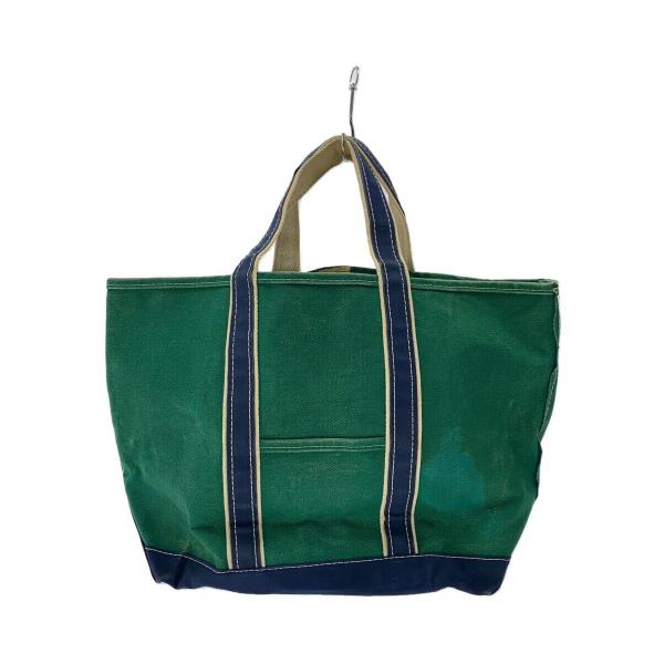L.L.Bean◆トートバッグ/キャンバス/グリーン/80S