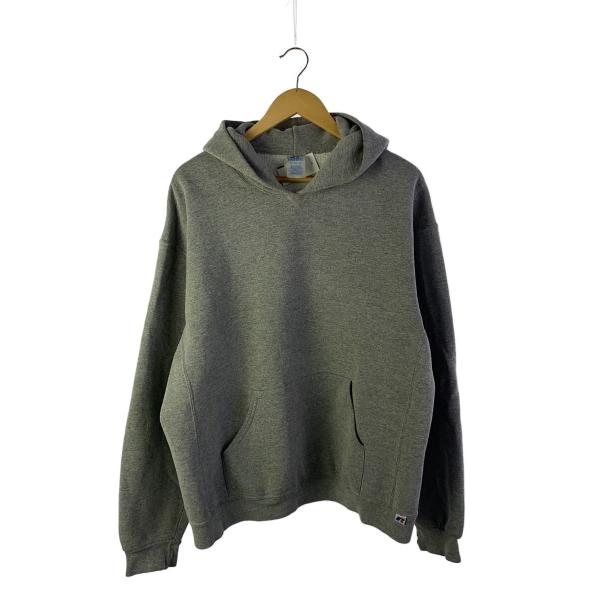 RUSSELL ATHLETIC◆00s/前V/パーカー/XL/コットン/GRY//