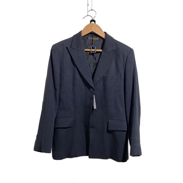 BROOKS BROTHERS◆80s/セットアップ/--/ウール/BLK/ストライプ