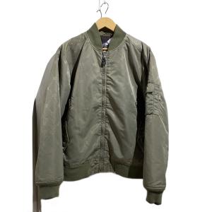 STUSSY◆25周年/ma1/フライトジャケット/L/ナイロン/KHK