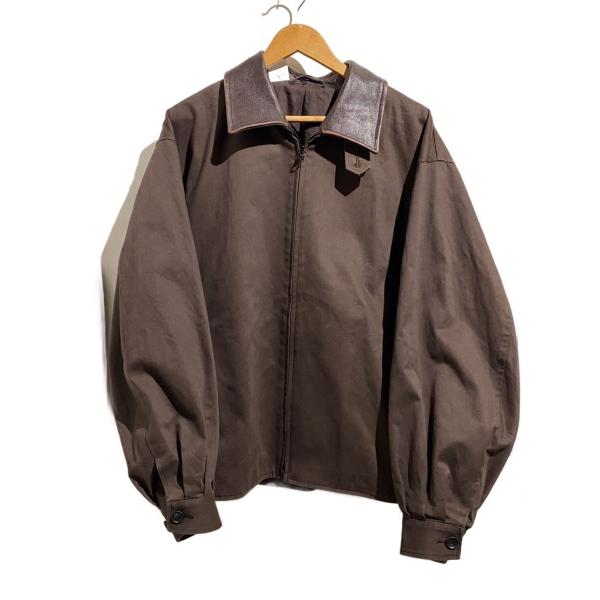 stein◆26ss/SULFUR DYED BRUSHED CHINO ZIP JACKET/ジャ...