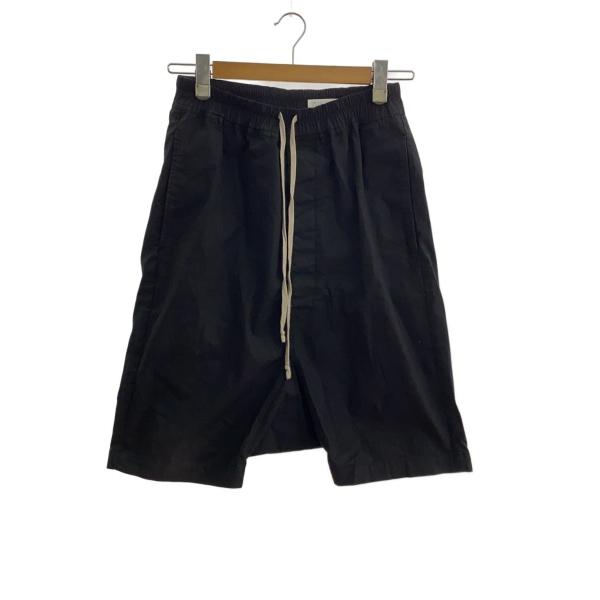 Rick Owens◆RICK’S PODS SHORTS/44/コットン/BLK/無地/RU01D...