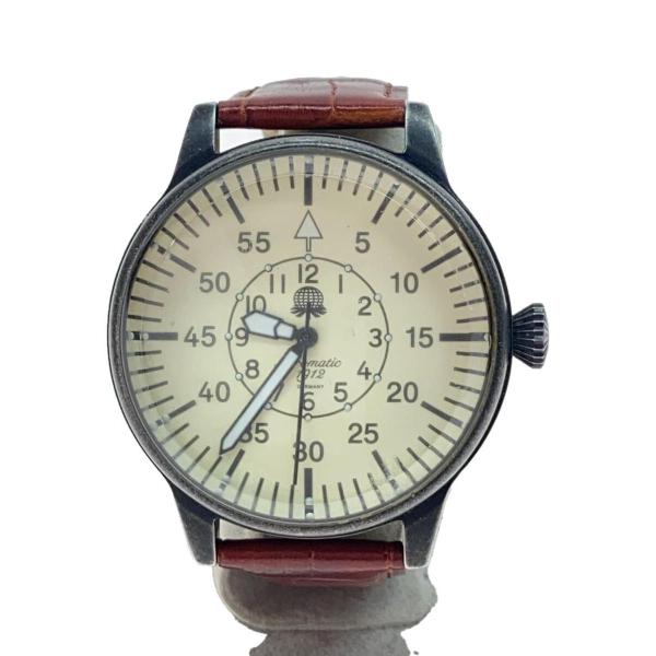 Aeromatic 1912/腕時計/アナログ/レザー/CRM/BRW/A1152N