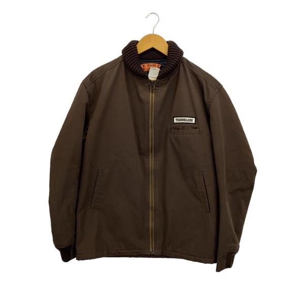 TENDERLOIN◆ジャケット/XL/コットン/BRW/T-WORK JKT/2nd/リブジャケッ...