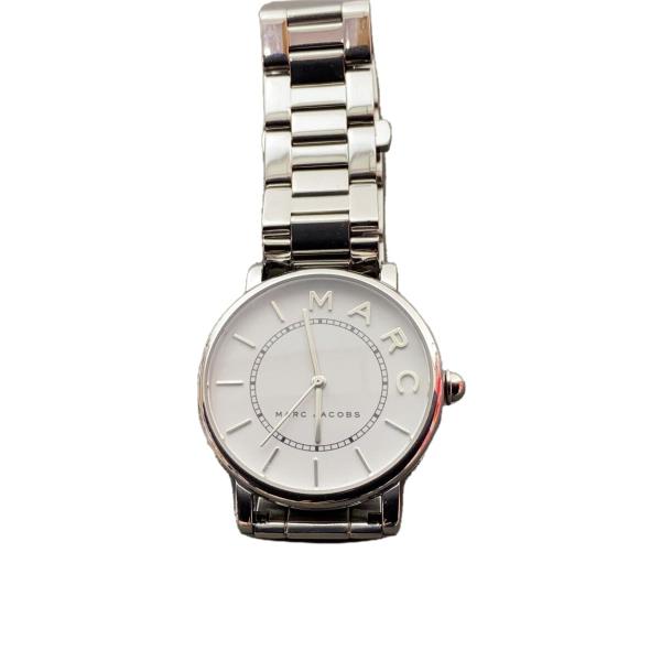 MARC JACOBS◆クォーツ腕時計/アナログ/ステンレス/WHT/SLV//