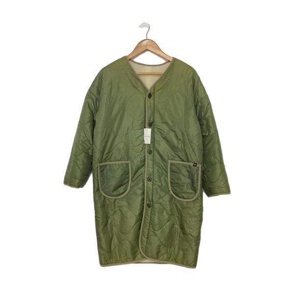 ALPHA INDUSTRIES◆M-51/モッズコート/M/ナイロン/KHK/無地/TA7040-...