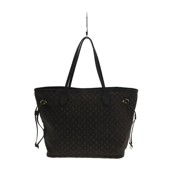 LOUIS VUITTON◆ネヴァーフルMM_モノグラム・イディール_BLK/キャンバス/ブラック/...