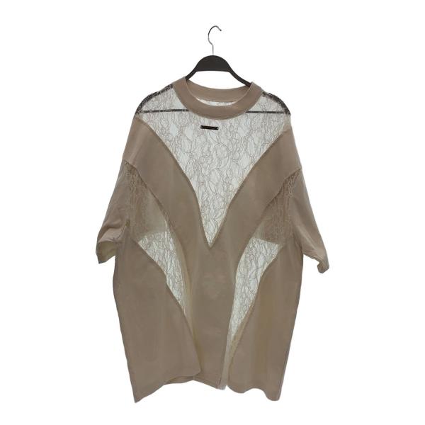 PRANK PROJECT◆Pigment Lace Top /FREE/コットン/CRM/3124...