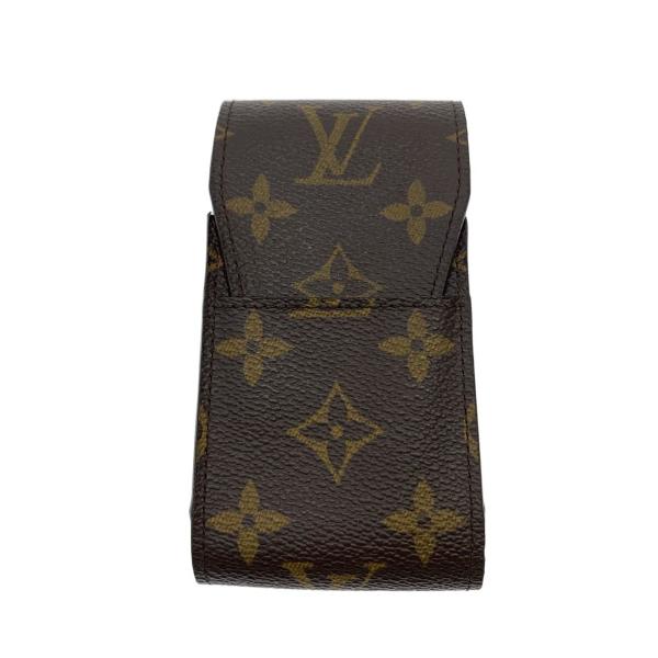 LOUIS VUITTON◆エテュイ・シガレット_モノグラム・キャンバス/PVC/BRW/メンズ//