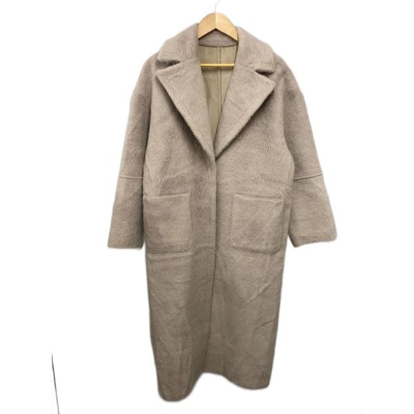 AMERI◆コート/--/アクリル/BEG/無地/01920731260