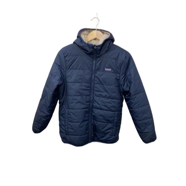 patagonia◆キッズリバーシブルレディフレディフーディ/ジャケット/XL/ポリエステル/NVY...