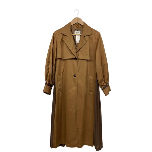 AMERI◆トレンチコート/FREE/ポリエステル/CML/無地/01920750150