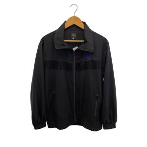 Needles◆22SS/FRINGE TRACK JACKET/フリンジトラックジャケット/M/ブラック/黒/KP128｜ssol-shopping