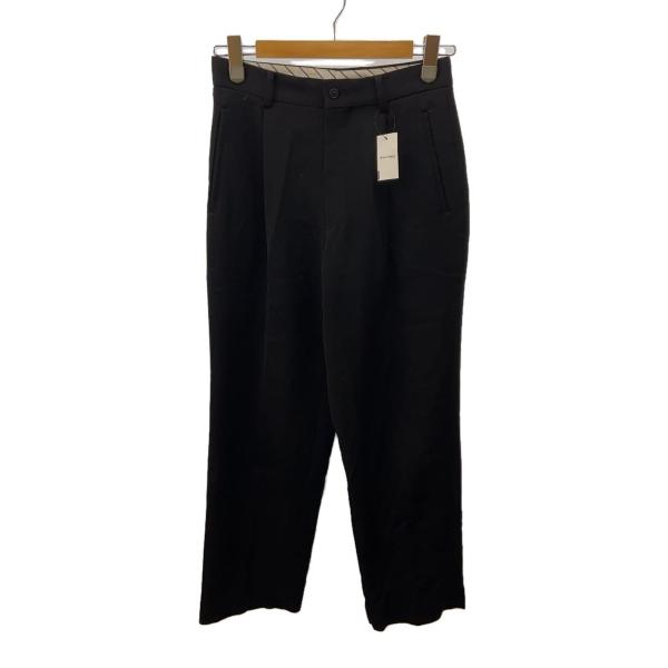 ISSEY MIYAKE MEN◆00s/タックスラックスパンツ/S/黒/穴多数有/ME83-FF5...