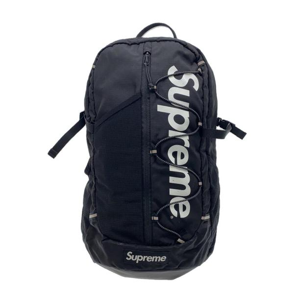 Supreme◆17SS Backpack/リュック/ナイロン/ブラック