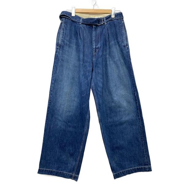Graphpaper◆Selvage Denim Belted Pants/ボトム/2/デニム/GU...