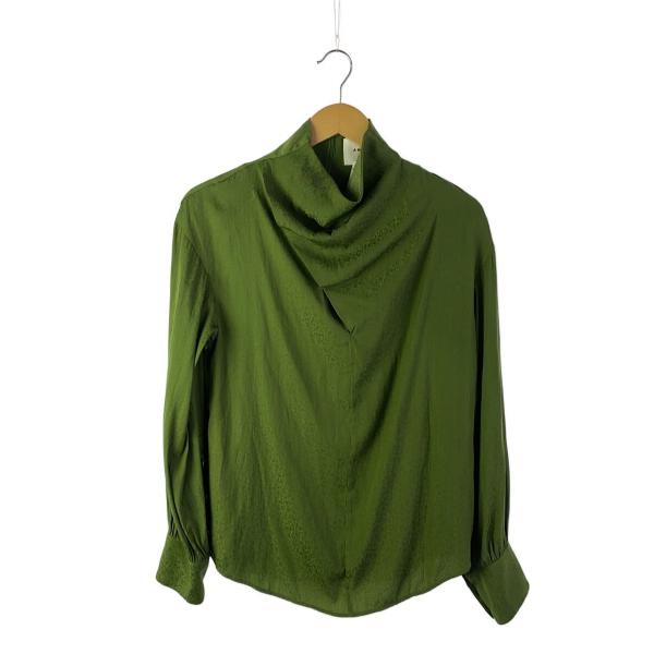 AMERI◆長袖ブラウス/FREE/ポリエステル/GRN/01020420610