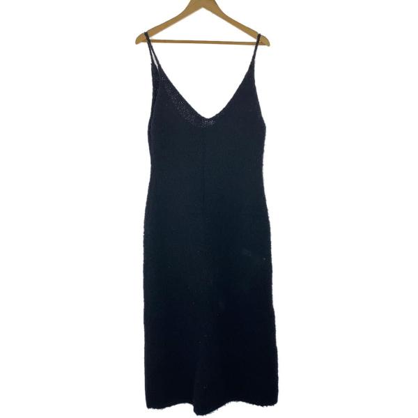 AURALEE◆キャミワンピース/1/ウール/BLK/A22AC03CB