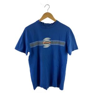 STUSSY◆OLD STUSSY/オーストラリア製/Tシャツ/S/コットン/BLU