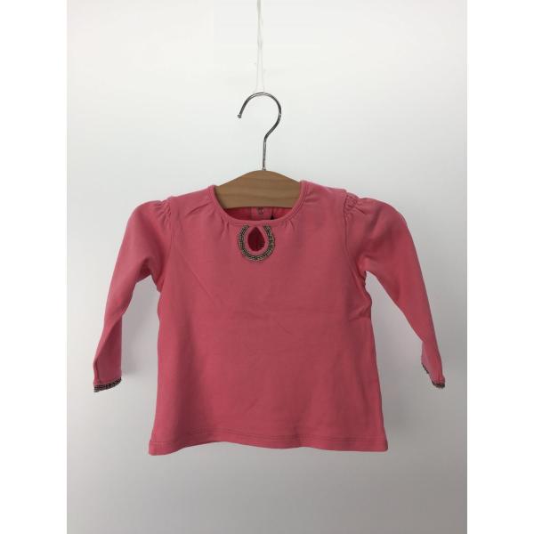 BURBERRY LONDON◆長袖シャツ/80cm/コットン/PNK/無地