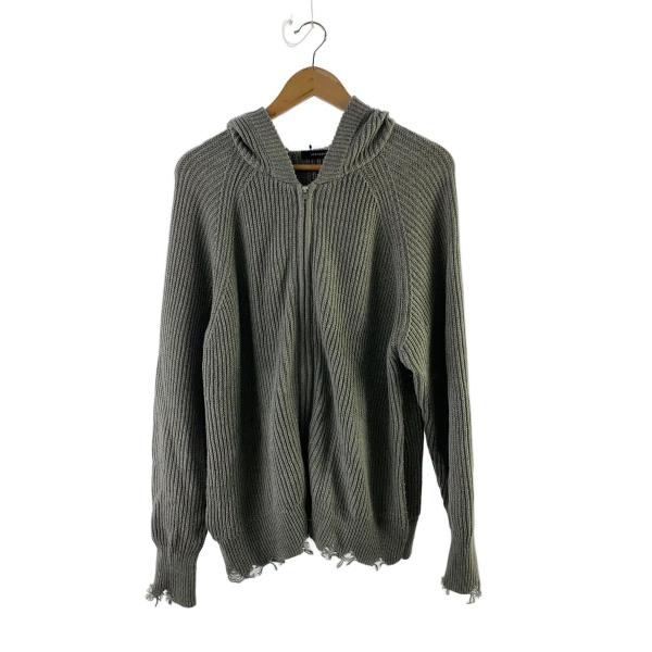 JEANASIS◆ジップパーカー/FREE/コットン/GRY/JS064949MN