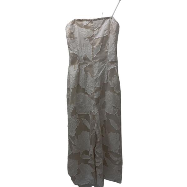 AMERI◆24SS/SOFT LACE FLOWER ROMPERS/S/ポリエステル/IVO/0...