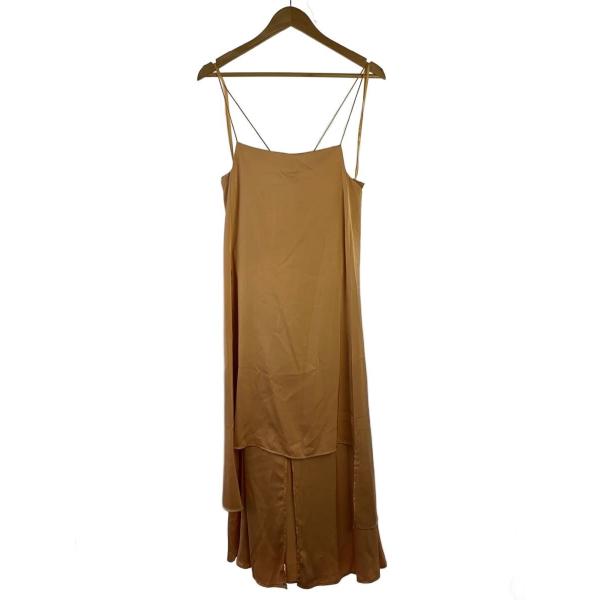 AMERI◆MEDI LADY LAYERED DRESS/キャミワンピース/M/ポリエステル/OR...