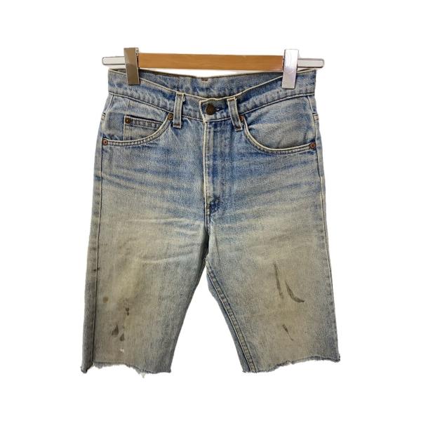 Levi’s◆80s/オレンジタブ/カットオフ/ボタン裏585/ショートパンツ/デニム/インディゴ