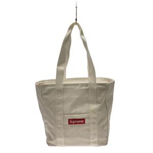 Supreme◆20FW/Canvas Tote/キャンバストートバッグ/ホワイト