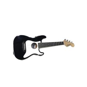 Fender◆FULLERTON STRAT UKE BLK/エレキウクレレ/ソフトケース付属/STシェイプ/ブラック｜ssol-shopping