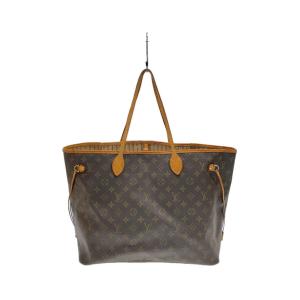 LOUIS VUITTON◆1)ネヴァーフルGM_モノグラム・キャンバス_BRW/PVC/BRW