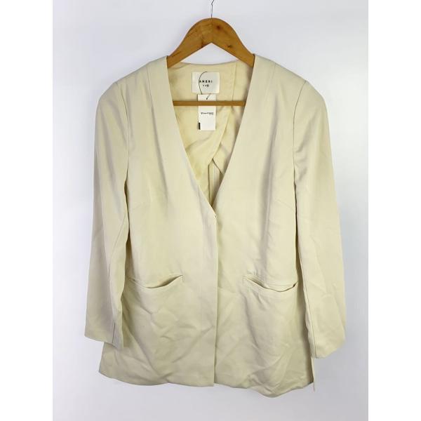 AMERI◆ジャケット/FREE/ポリエステル/CRM/1310690530