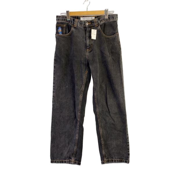 POLAR SKATE CO.◆ボトム/30/コットン/BLK/PSC-SU22-93