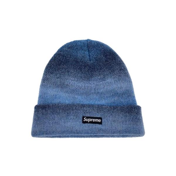 Supreme◆mohair beanie/モヘアビーニー/ニットキャップ/FREE/ナイロン/BL...