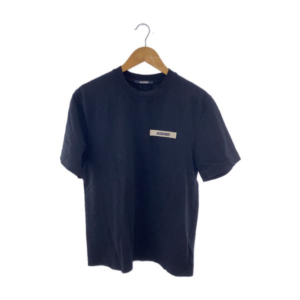 JACQUEMUS◆Tシャツ/S/コットン/BLK/無地/245JS208-2125-990