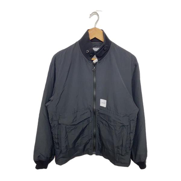 WTAPS◆24AW/WFS JACKET/ナイロンジャケット/1/ナイロン/ブラック/242TQD...