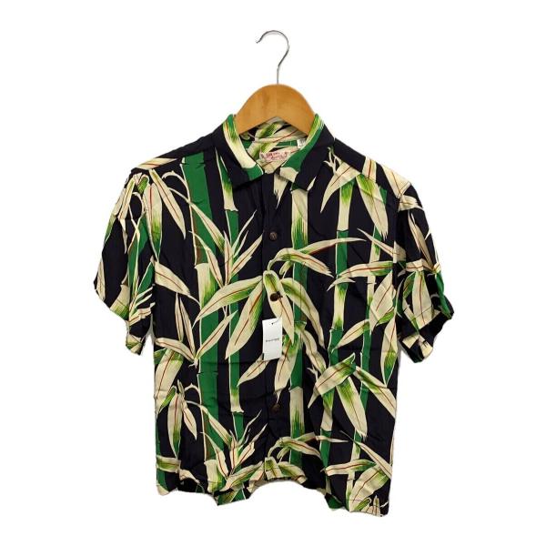 SUN SURF◆BAMBOO/アロハシャツ/S/レーヨン/ネイビー/総柄/SS33328/サンサー...