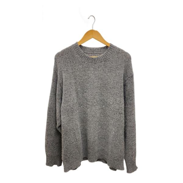 ssstein(stein)◆CASHMERE/SABLE TWEED KNIT CREW NECK...