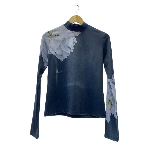 sahara/Flower Graphic/長袖Tシャツ/ポリエステル/NVY/01-TP010-2...
