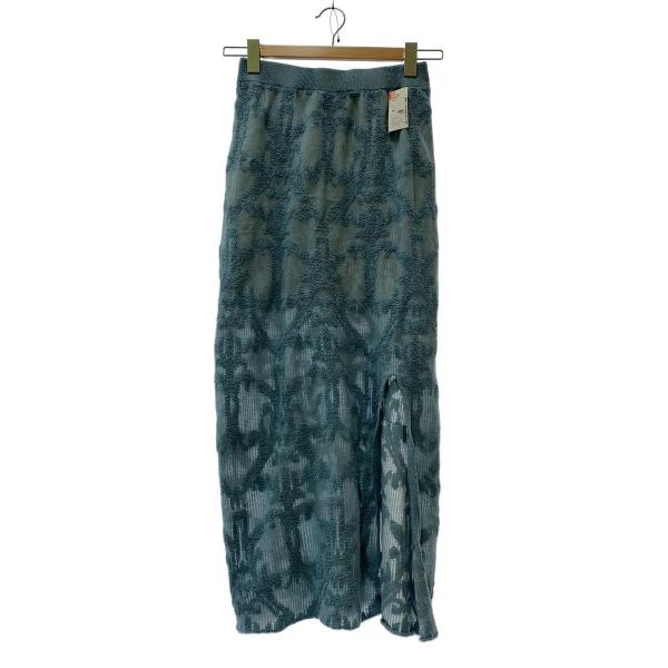 AMERI◆ロングスカート/S/ナイロン/BLU/0225109221480