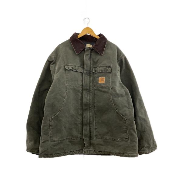 Carhartt◆トラディショナルジャケット/USA製/ジャケット/XXL/コットン/KHK/C26...