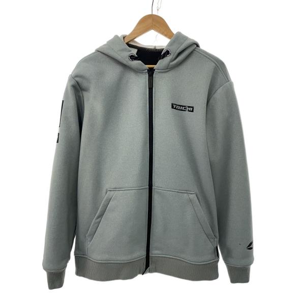 RS TAICHI◆ジップパーカー/XL/ポリエステル/GRY/rsj330/コーデュラ フーディ