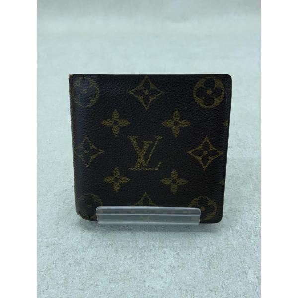 LOUIS VUITTON◆ポルト・ビエ・カルト・クレディ・モネ_モノグラム・キャンバス_BRW/P...