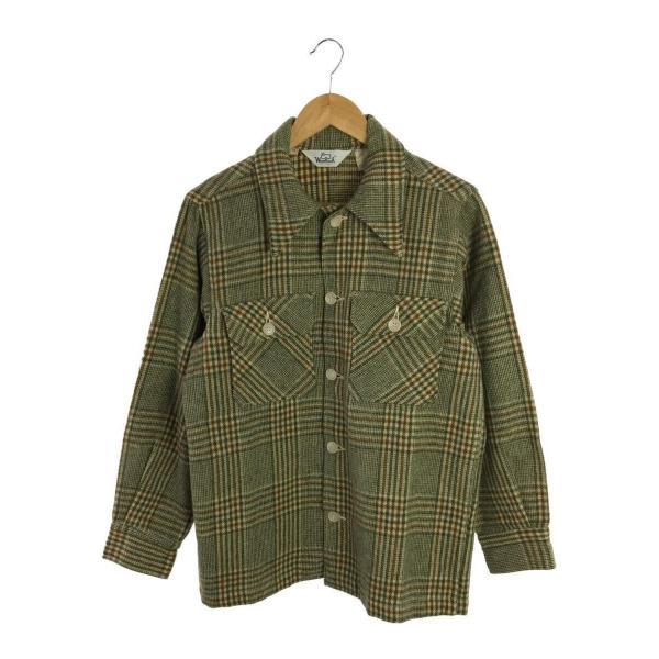 Woolrich◆テーラードジャケット/M/ウール/GRN/チェック