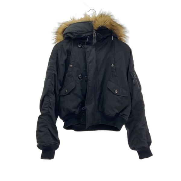 MOUSSY◆フライトジャケットジャケット/FREE/BLK/010AAH30-5700/N-2B/...