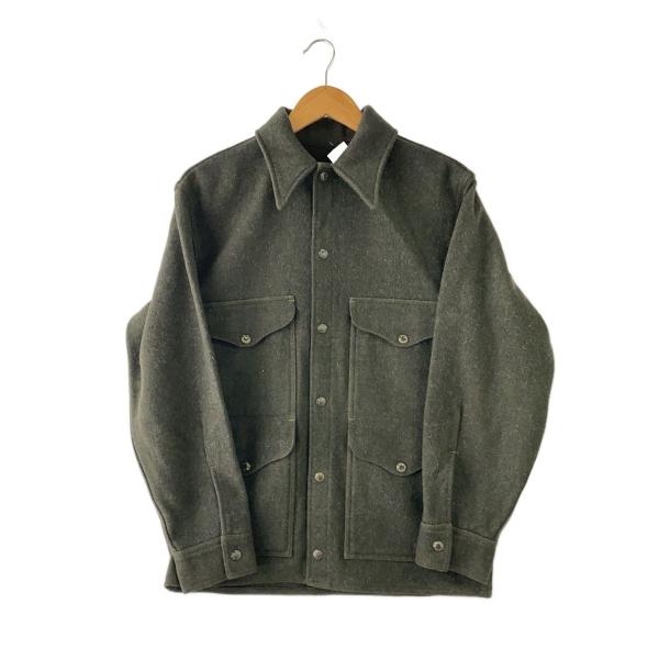 FILSON◆ジャケット/--/ウール/GRN/無地/マッキーノクルーザー